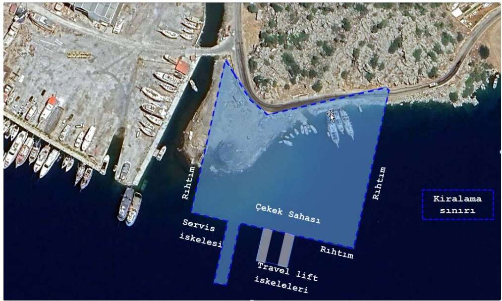 Marmaris Bozburun’a 50 Yıl Ömürlü Tekne İmalat ve Çekek Tesisi Planı 3